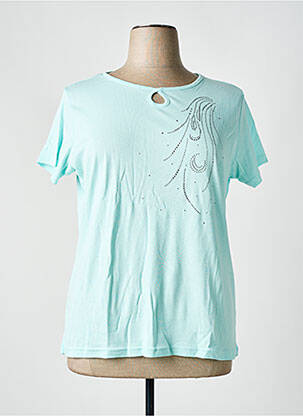 T-shirt bleu I.ODENA femme