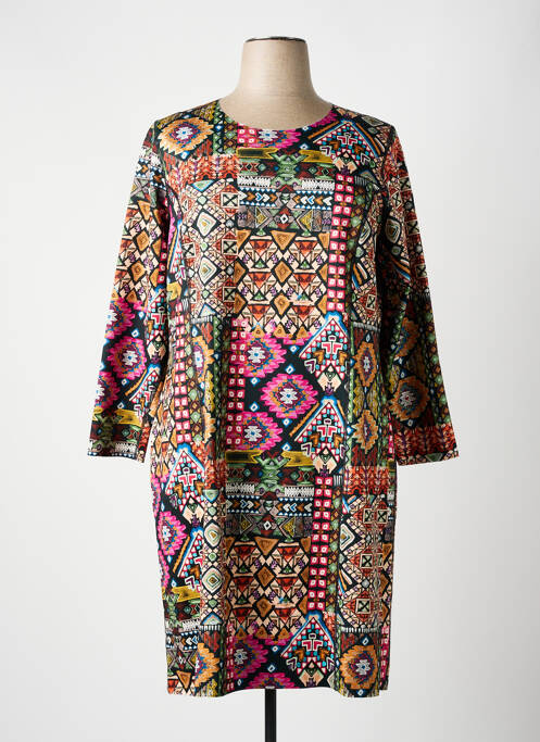 Robe mi-longue noir GUY DUBOUIS femme