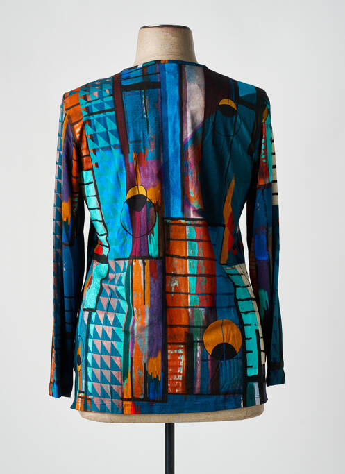 T-shirt bleu GUY DUBOUIS femme