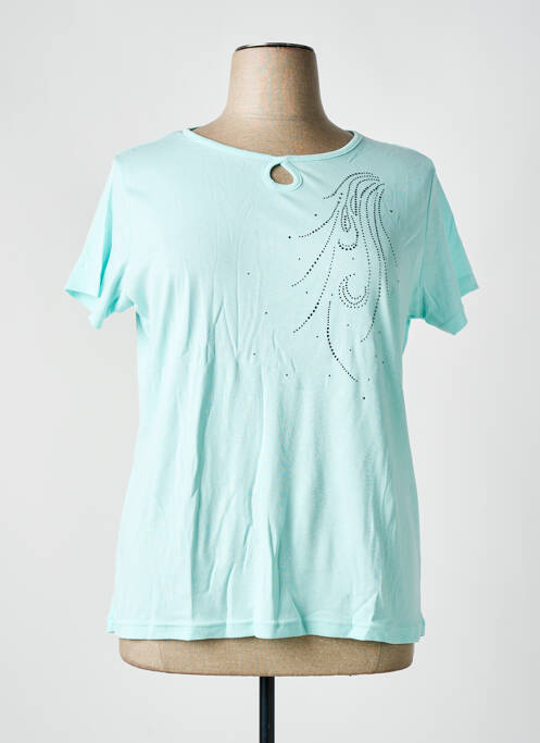 T-shirt bleu I.ODENA femme