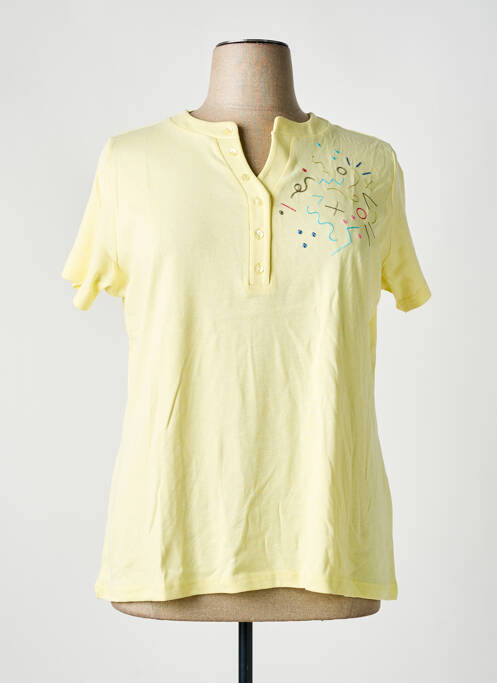 T-shirt jaune I.ODENA femme