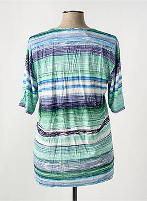 T-shirt stretch manches courtes vert GRIFFON femme