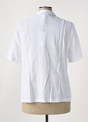 Chemisier manches courtes manches courtes blanc GUY DUBOUIS femme