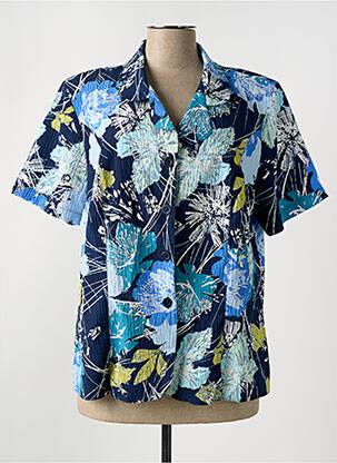 Chemisier bleu GRIFFON femme