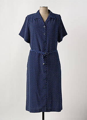 Robe mi-longue bleu GRIFFON femme