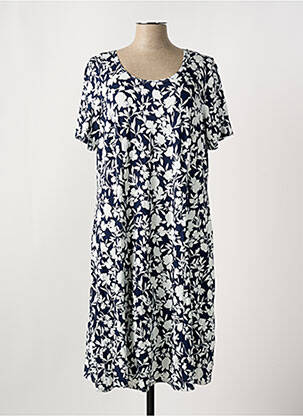 Robe mi-longue bleu GRIFFON femme