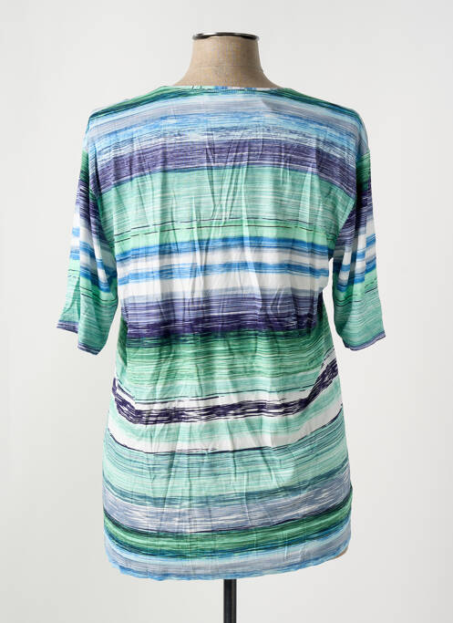 T-shirt stretch manches courtes vert GRIFFON femme