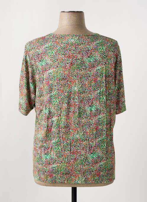 T-shirt manches mi-longues manches courtes vert GRIFFON femme