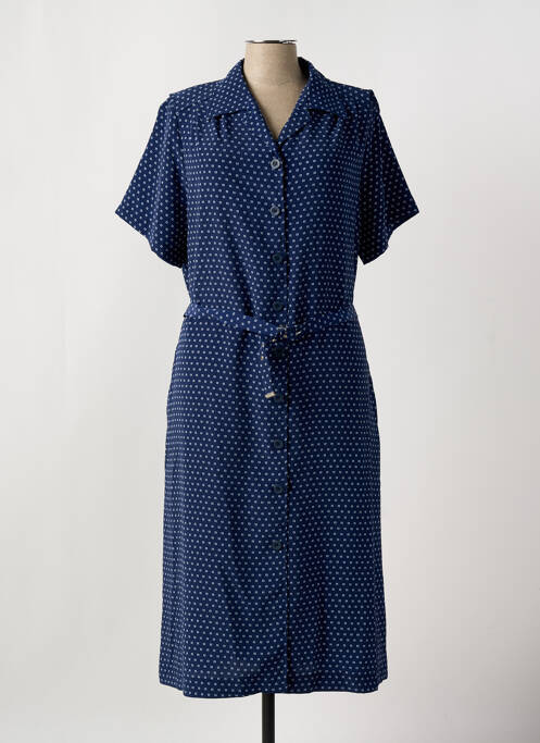 Robe mi-longue bleu GRIFFON femme