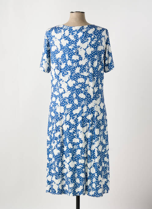 Robe mi-longue bleu GRIFFON femme