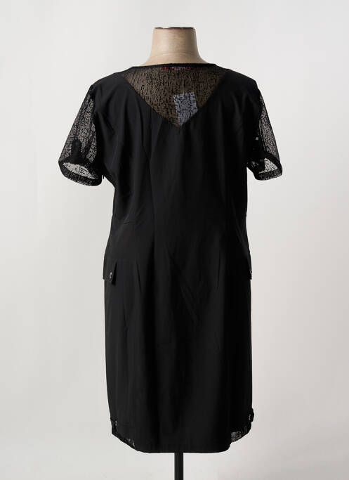 Robe mi-longue noir GRIFFON femme
