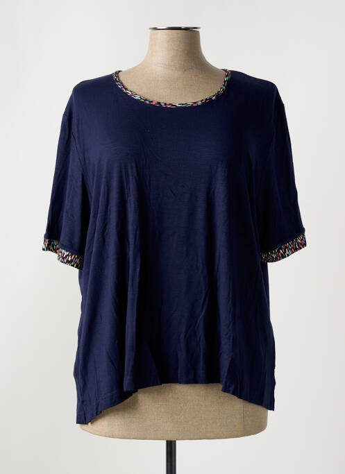 T-shirt bleu GRIFFON femme