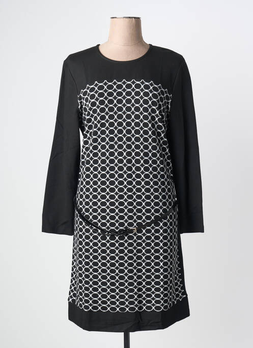 Robe mi-longue noir GRIFFON femme