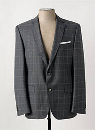 Blazer finition intérieure doublée gris HUGO BOSS homme