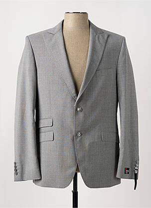 Blazer finition intérieure doublée gris ATELIER TORINO homme