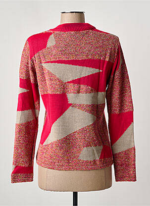 Pull coupe cintrée manches longues rose I.ODENA femme