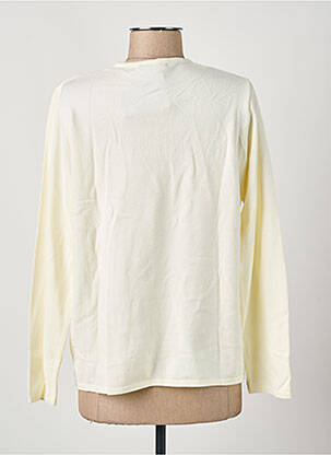 Pull coupe cintrée manches longues beige I.ODENA femme