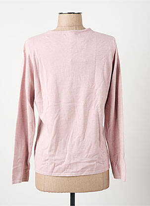 Pull coupe cintrée manches longues rose I.ODENA femme