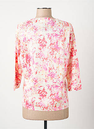 T-shirt manches 3/4 manches 3/4 rose I.ODENA femme