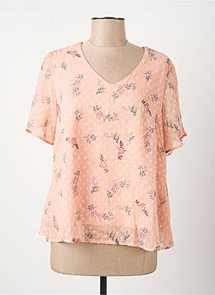 Top manches courtes manches courtes rose GRIFFON femme