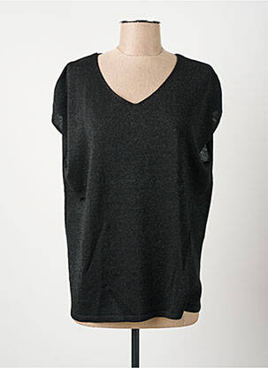 Top manches courtes manches courtes noir GRIFFON femme