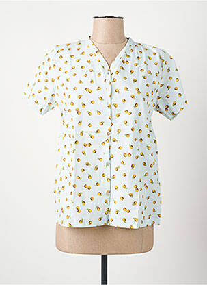 Chemisier bleu I.ODENA femme