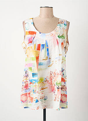 Top blanc GUY DUBOUIS femme