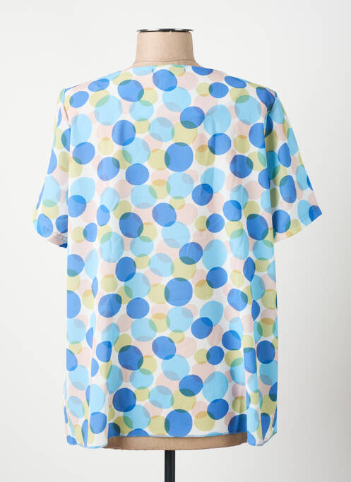Top manches courtes manches courtes bleu I.ODENA femme