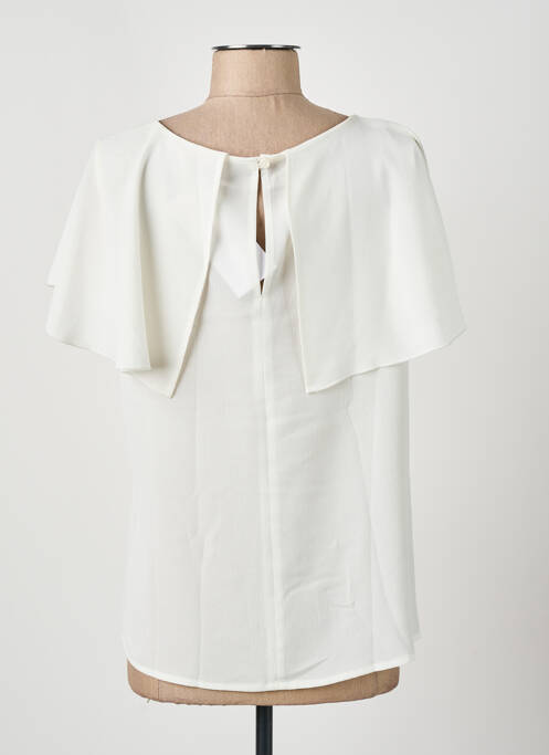 Top manches courtes manches courtes blanc GRIFFON femme