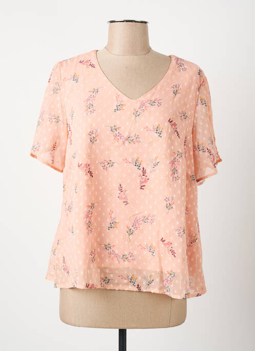 Top manches courtes manches courtes rose GRIFFON femme