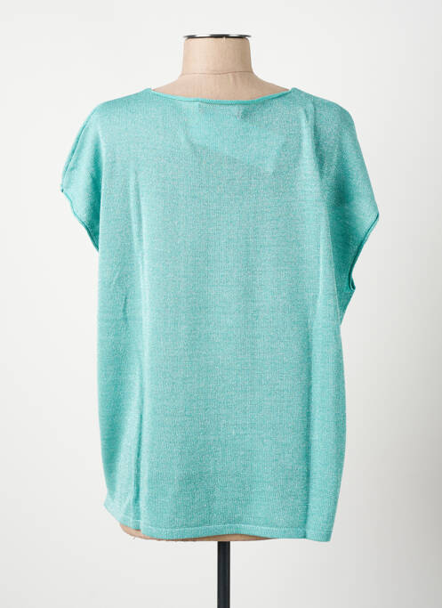 Top manches courtes manches courtes bleu GRIFFON femme