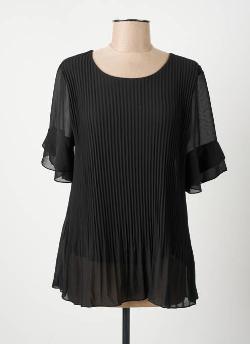 Top noir COULEURS DU TEMPS femme