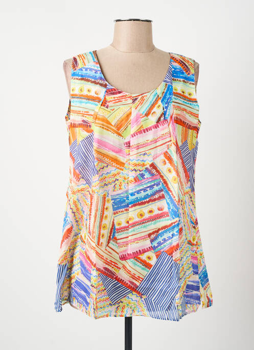 Top orange GUY DUBOUIS femme