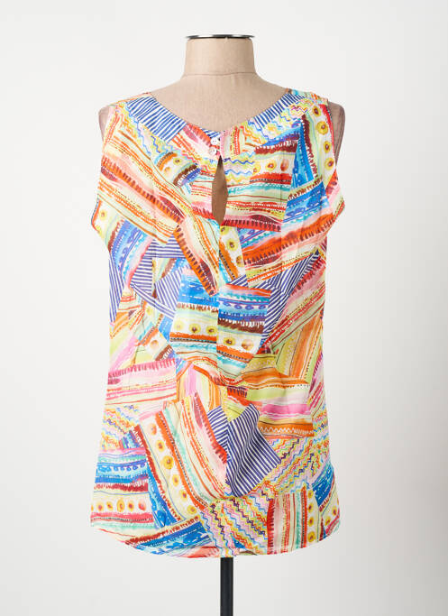 Top orange GUY DUBOUIS femme