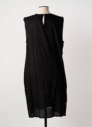 Robe mi-longue sans manche sans manche noir EGATEX femme