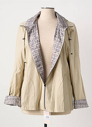 Coupe-vent poches a capuche beige BOCA BOKA femme