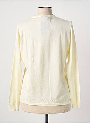 Pull coupe cintrée manches longues beige I.ODENA femme