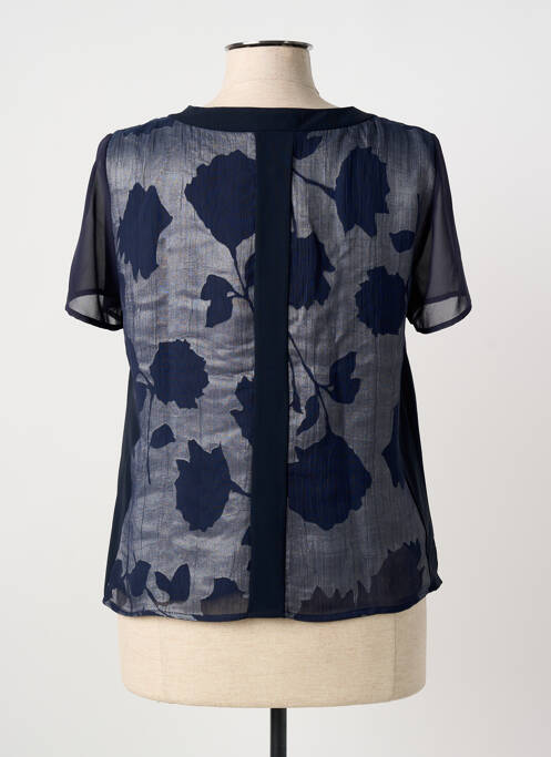 Top manches courtes manches courtes bleu GUY DUBOUIS femme