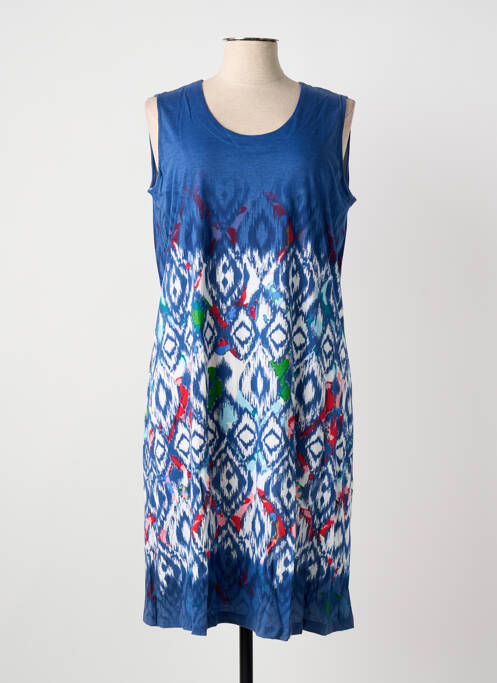 Robe mi-longue bleu EGATEX femme