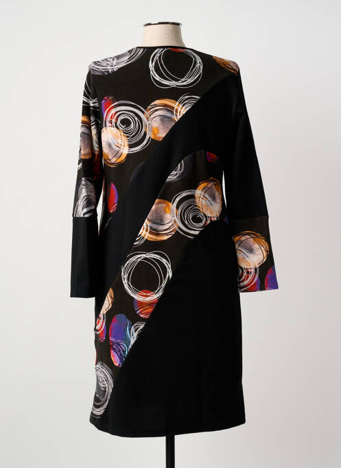 Robe mi-longue noir GUY DUBOUIS femme