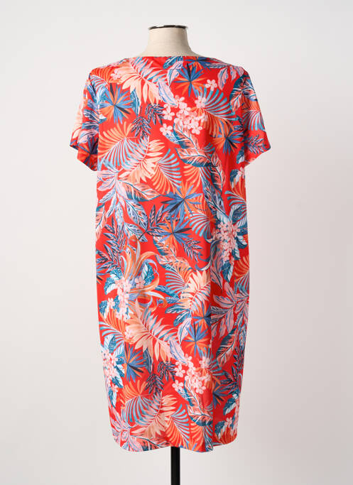 Robe mi-longue rouge EGATEX femme