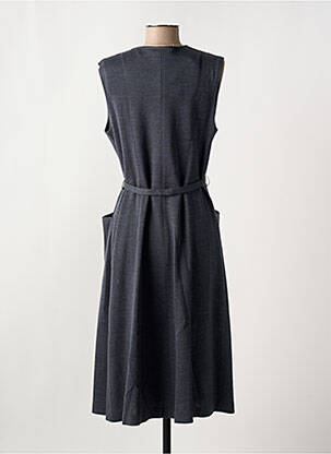 Robe mi-longue sans manche sans manche bleu GRIFFON femme