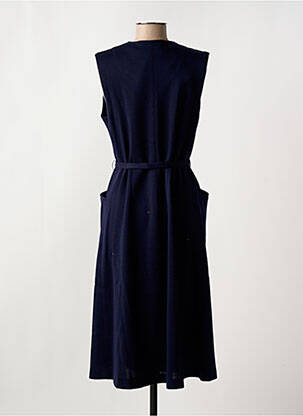 Robe mi-longue sans manche sans manche bleu GRIFFON femme