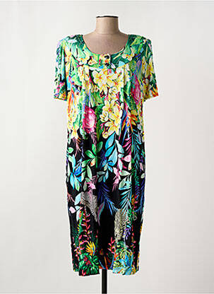 Robe mi-longue noir EGATEX femme