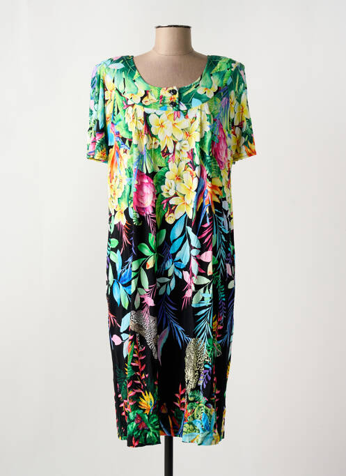 Robe mi-longue noir EGATEX femme