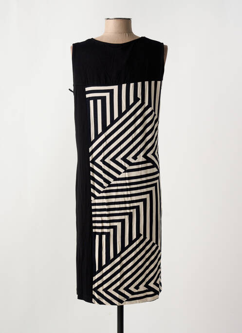 Robe mi-longue noir EGATEX femme