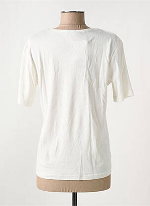 T-shirt sérigraphie manches courtes beige GRIFFON femme