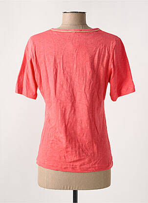 T-shirt stretch manches courtes rose GRIFFON femme