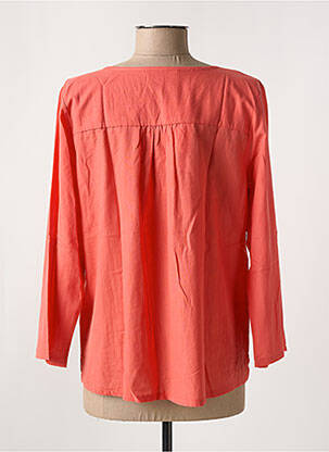 Chemisier coupe cintrée manches 3/4 orange GRIFFON femme