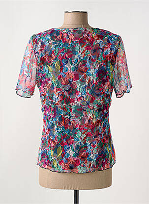 Top manches courtes manches courtes bleu GRIFFON femme